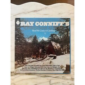 Vintage Ray Conniff's Christmas Album Here We Come A-Caroling Vinyl LP